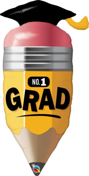 Folienballon Grad - No. 1 Grad Pencil*