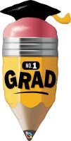 Folienballon Grad - No. 1 Grad Pencil*