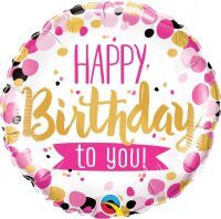 Folienballon HBD - Happy Birthday to you