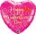 Folienballon Valentin Gold Script