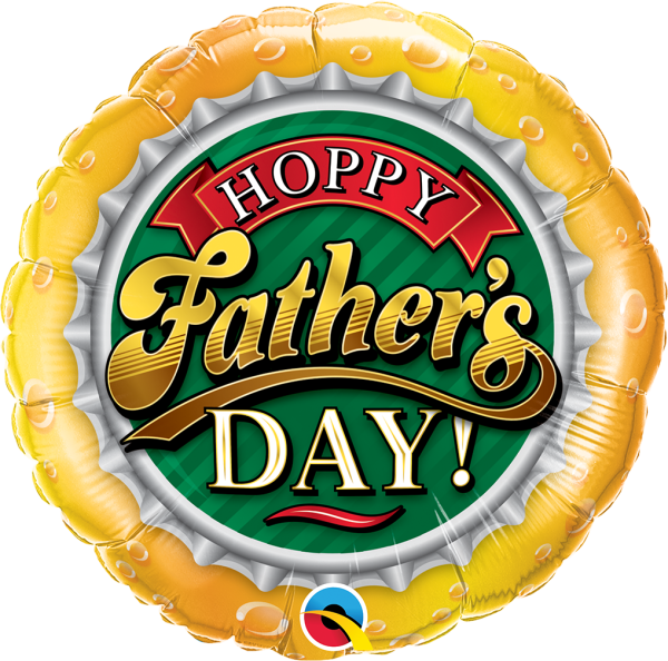 Folienballon HFD - Hoppy Fathers Day