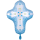 Folienballon Taufe - Blue Cross