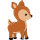 Folienballon Woodland Deer - Rehkitz