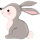 Folienballon Woodland Bunny - Häschen