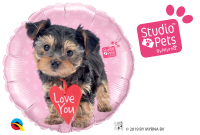 Folienballon Studio Pets - Love You Terrier