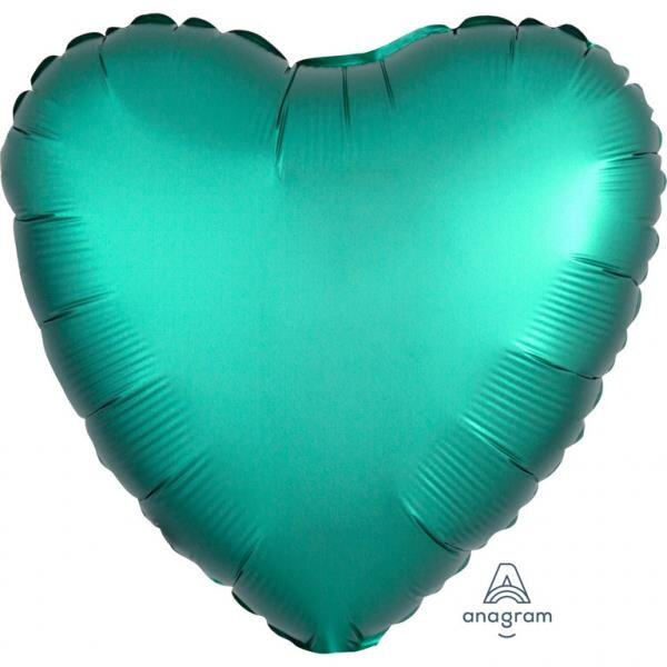 Folienballon Herz Satin Jade