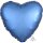 Folienballon Herz Satin Azure