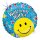 Folienballon Welcome - Welcome Back! Smiley