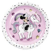 Pappteller Minnie Maus - Unicorn