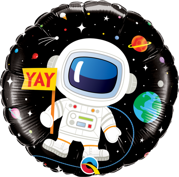 Folienballon Astronaut Birthday