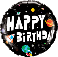 Folienballon Astronaut Birthday