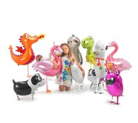 Folienballon Balloon Friends - Llama Walking Ballon