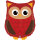 Folienballon Woodland Owl - Eule