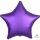 Folienballon SC - Stern Purple satin luxe