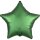 Folienballon SC - Stern Emerald satin luxe