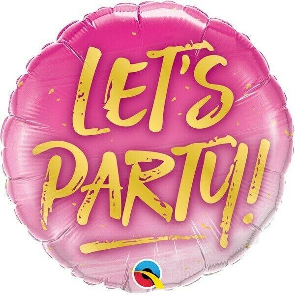Folienballon Lets Party