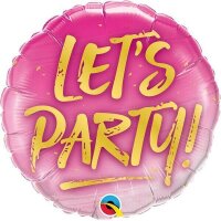 Folienballon Lets Party