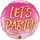 Folienballon Lets Party